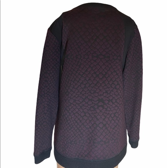 Rebecca Taylor Black and Purple Sweatshirt - Picture 6 of 7